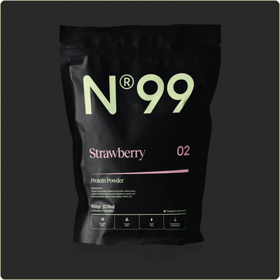 Strawberry-Basil Vegan Protein Powder